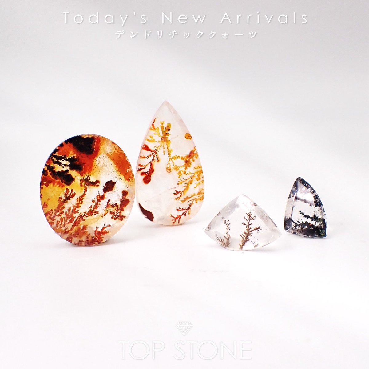 本日発売のデンドリチッククォーツは全9ピース。各アイテムの詳細は