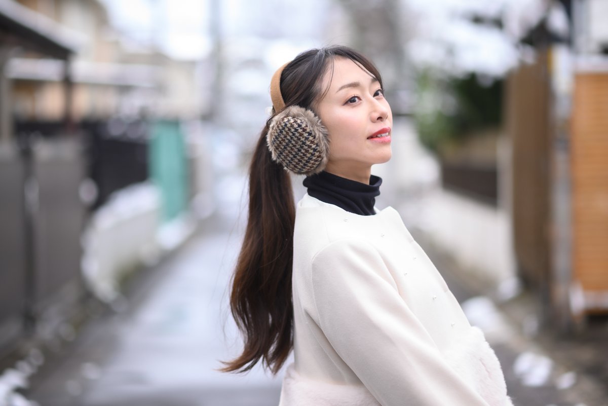 東京に雪が降った日
「ポニーテールとイヤーマフ」
モデル・きしあき