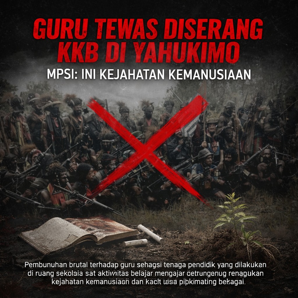 cukup sudah darah tertumpah. papua mengecam pembunuhan oleh kkb dan menolak keras segala bentuk teror. Papua Harus Damai #BubarkanKKB kami masyarakat papua mendukung penuh aparat tni-polri untuk menumpas habis kkb papua dan adili seberat mungkin.