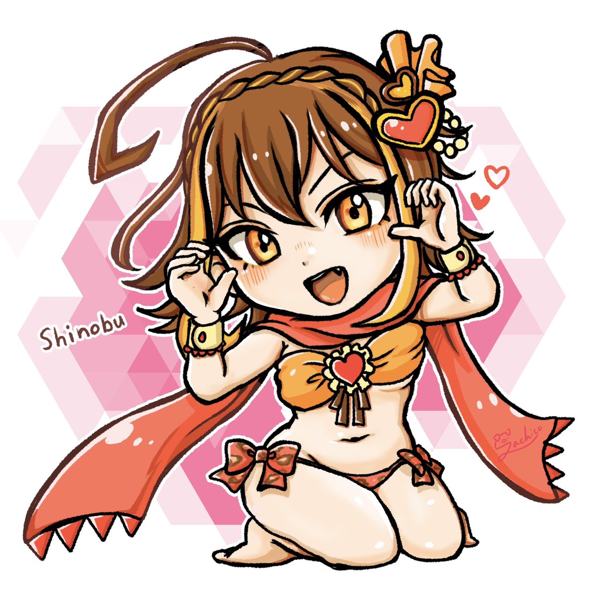 アイちゃんが1番好きだけど
元気っ子のしのぶちゃんもすき。
#コトダマンイラスト
#コトダマアート