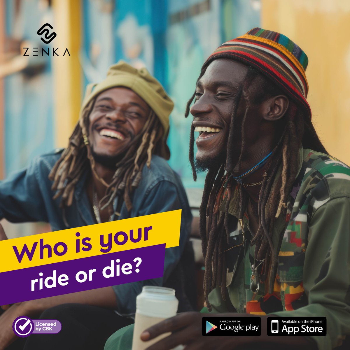 Ebu just imagine we believe your answer will be Zenka!🤣😁
You are ours, Kenyans..Tunawapenda bure tu, okay pole si bure tu, with some cash. Mapenzi month, full of cash and good financial decisions.
Connecting #lovebirds to #zenka