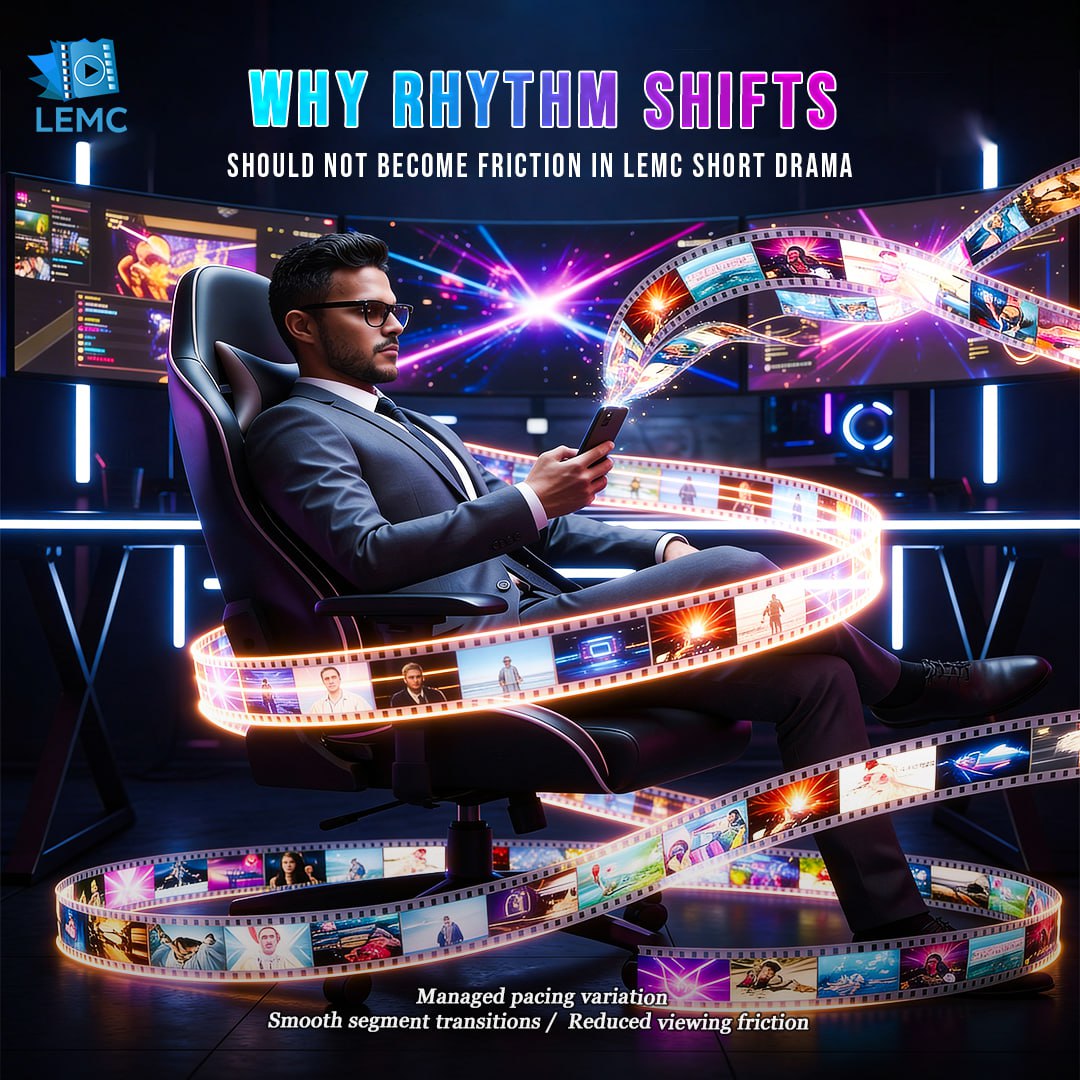 LoopLabEMC's tweet image. Why Rhythm Shifts Should Not Become Friction in LEMC Short Drama
✅ Managed pacing variation
✅ Smooth segment transitions
✅ Reduced viewing friction
#RhythmManagement #PacingControl #ShortDramaExperience #ViewingComfort #MediaFlow #DigitalStorytelling #ContentSystems