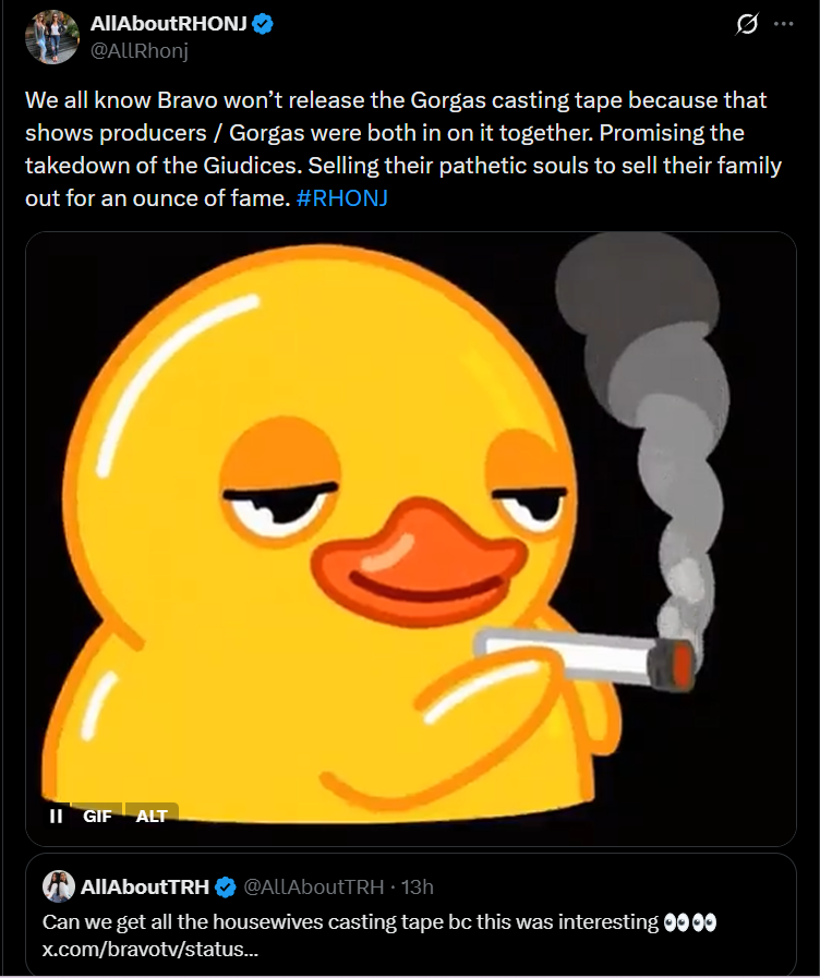 Lol, this isn't gonna make us forget Juicy Joe's blatantly racist comments about Bad Bunny or the fact that Teresa herself is a MAGA scumbag 🙄

Also, stop retweeting and replying to yourself, Roxy, it's weird... 🙃

#RHONJ