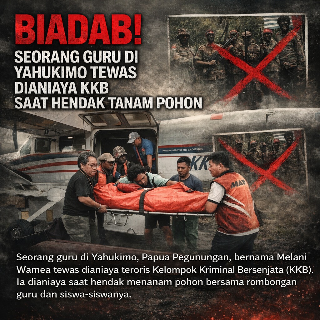 hentikan kekerasan yang merugikan rakyat kecil. papua memilih persatuan dan kedamaian. Papua Harus Damai #BubarkanKKB