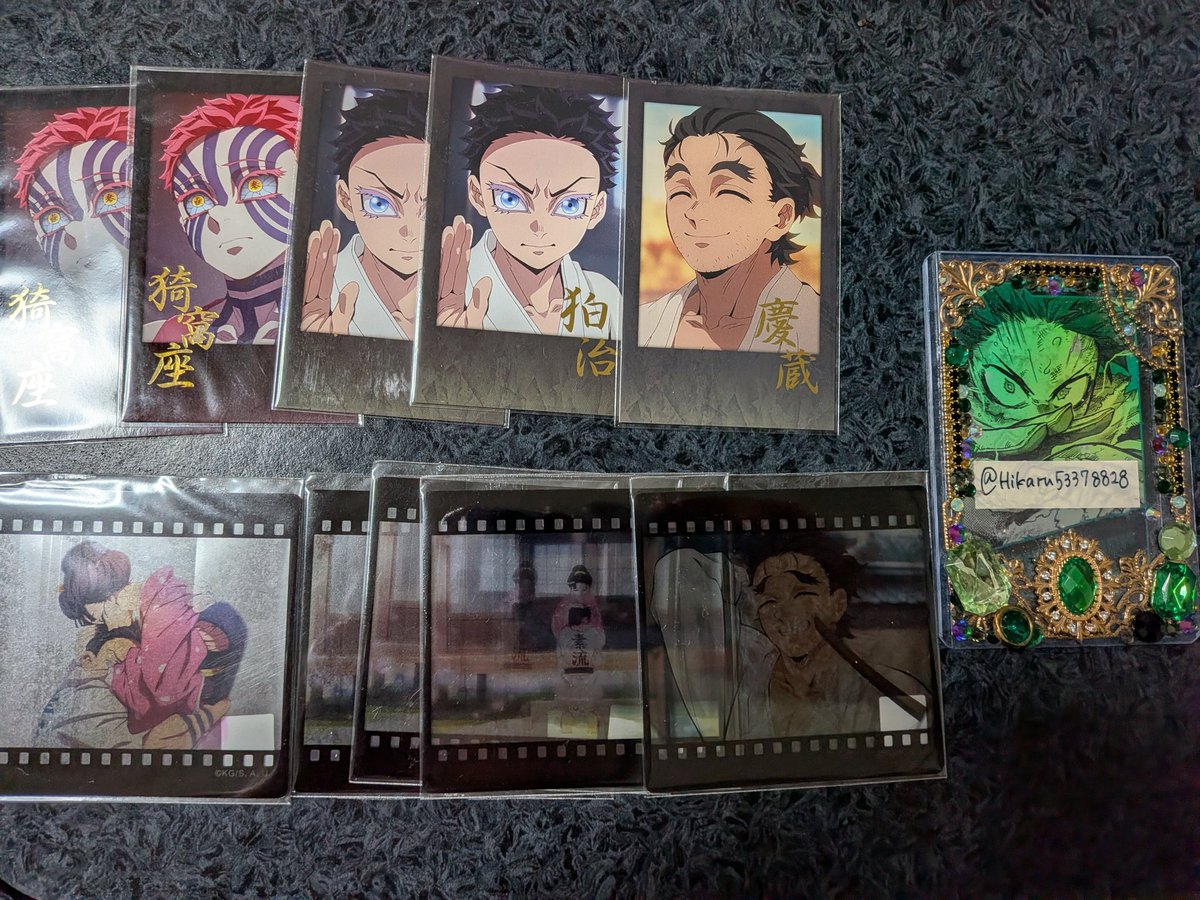 交換/譲渡】鬼滅の刃 ダイニング お楽しみくじ 譲→猗窩座、狛治、恋雪