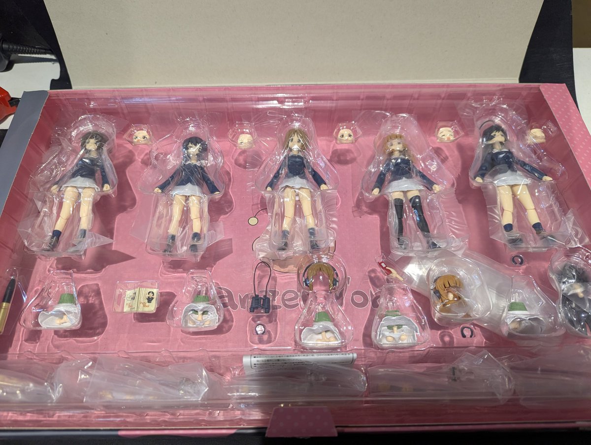 Figma ガールズ&パンツァーあんこうチームセット入荷しました