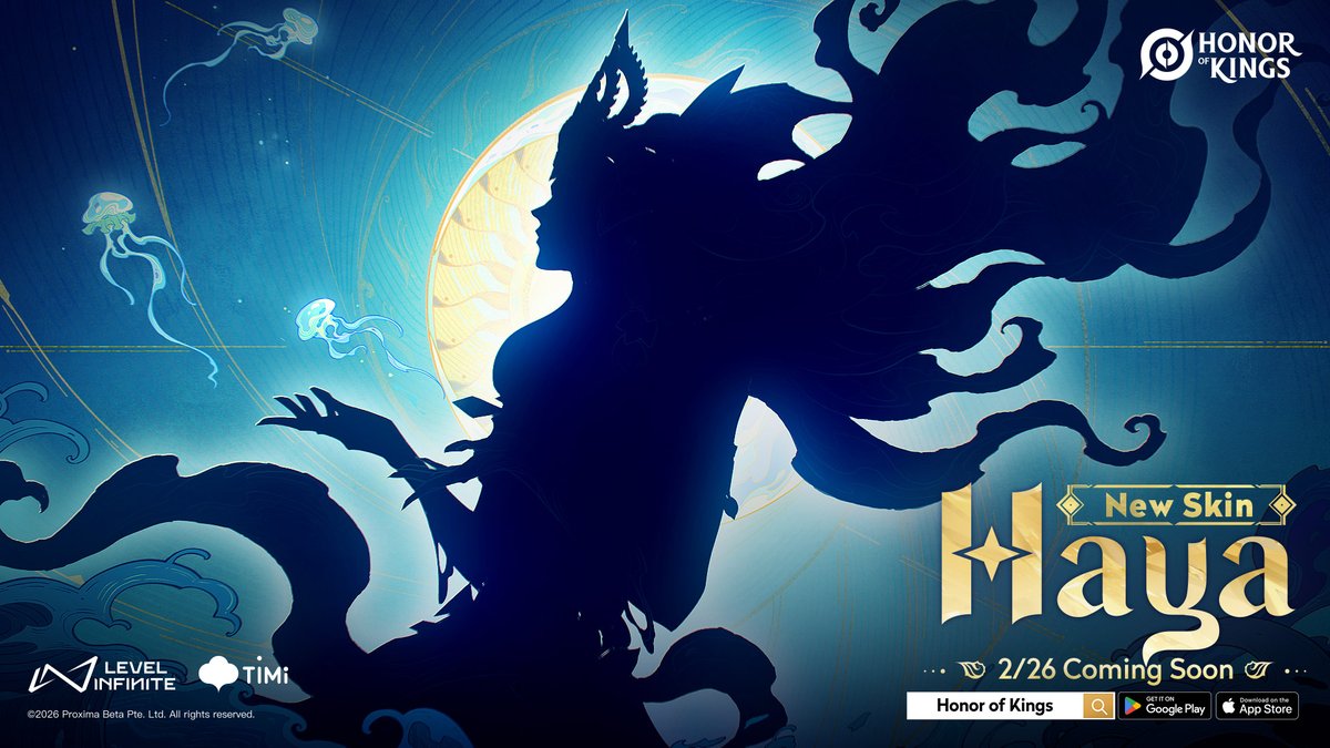 🌊 Follow the Lights, Find Her Blessing.
Haya's new skin is coming soon...

Join Honor of Kings now！
▶️ honorofkings.live/download

#HOK #Honorofkings #FestivalofLanterns #Haya #HOKNewSkin