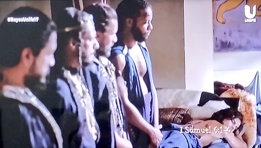 josebu1985's tweet photo. Los Sacerdotes FILISTEOS 👿 
📺 Canal 8.3 | 9:00 PM
📺 UNIFE+ Canal 132 | 10:00 PM
📲 App UNIFE
#REYES #DiecisieteavoCapitulo #AppUnife
 #Reyes17 #UnifeMx https://t.co/CiYEM0cktr