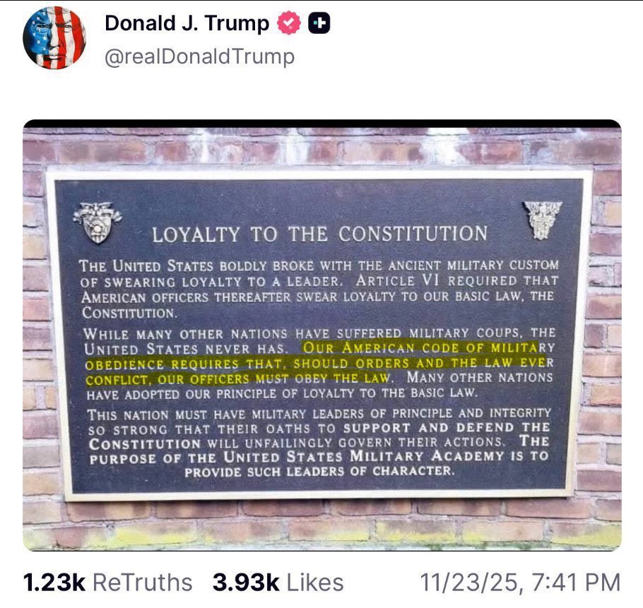 JamesComerPyle's tweet photo. @SenMarkKelly The GJ read the indictment, then saw this Trump post and dismissed all charges. https://t.co/pHR7JcvWu4