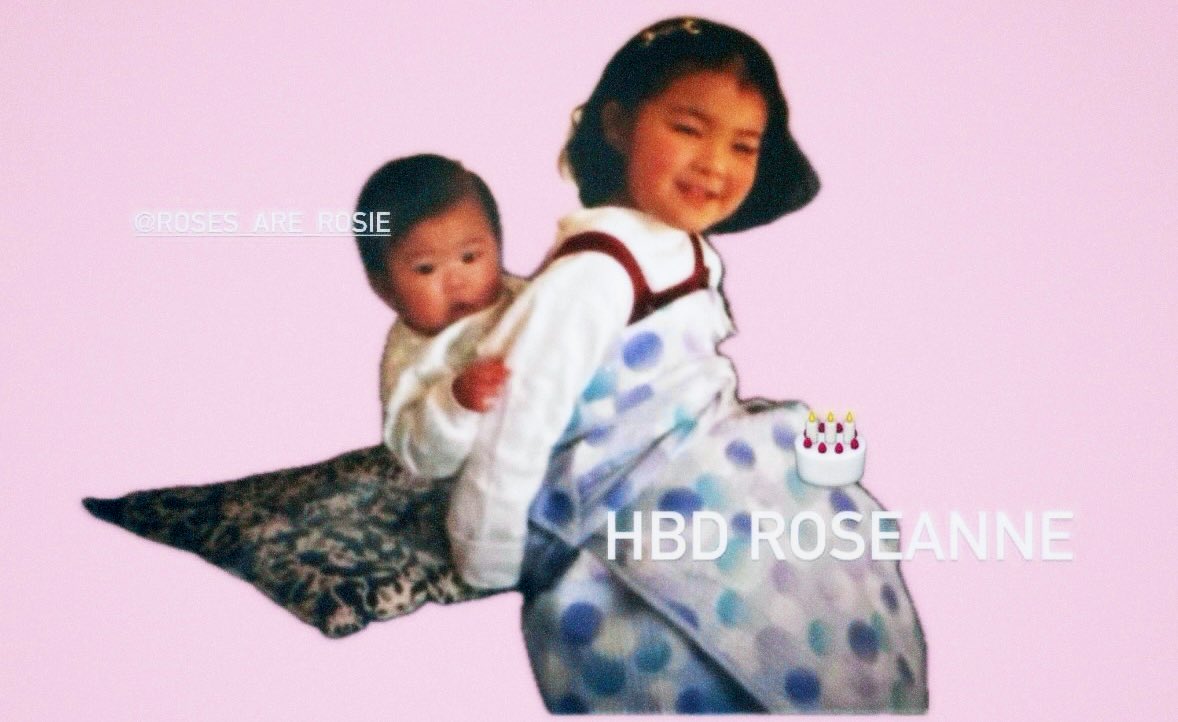 Alice is always sharing adorable baby Rosé photos with us.