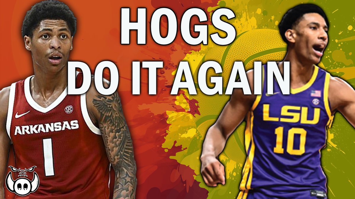 TuskTalkTy's tweet image. HOGS DO IT AGAIN! Dominate Another SEC Team On Road youtube.com/live/2cSRJ_kez…