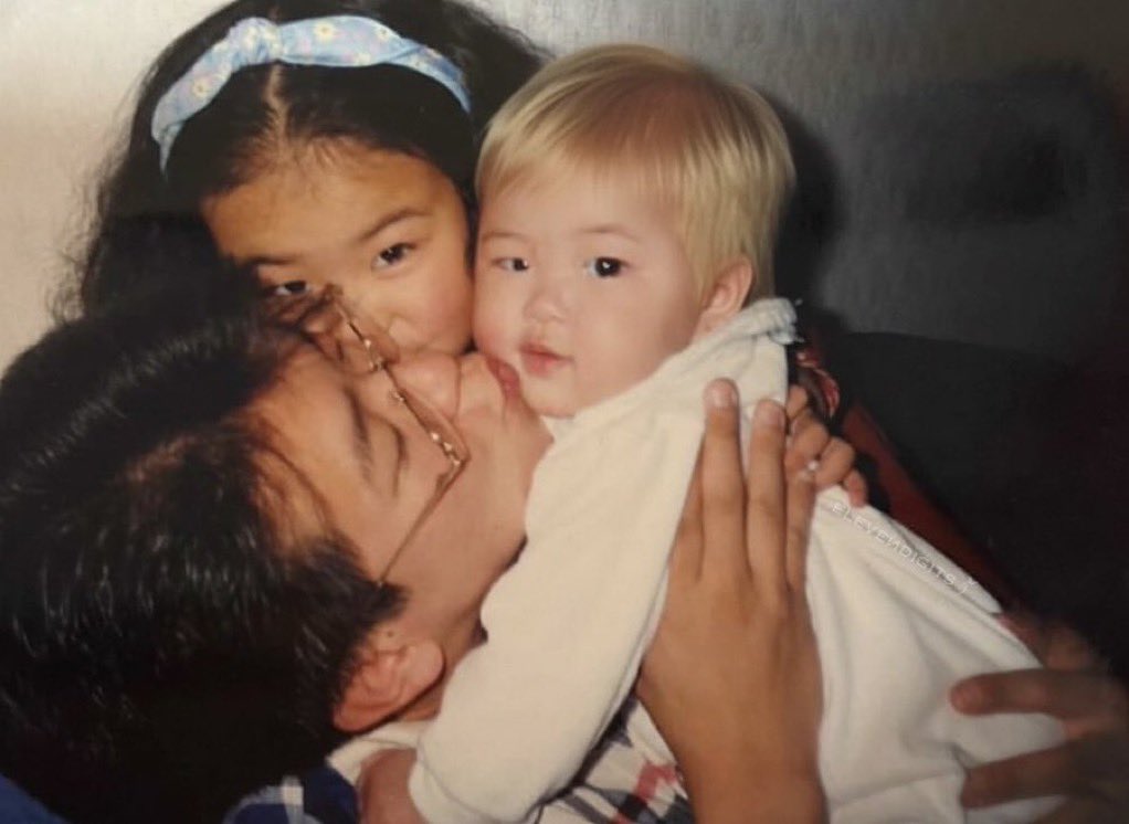 not them editing her actual hair color