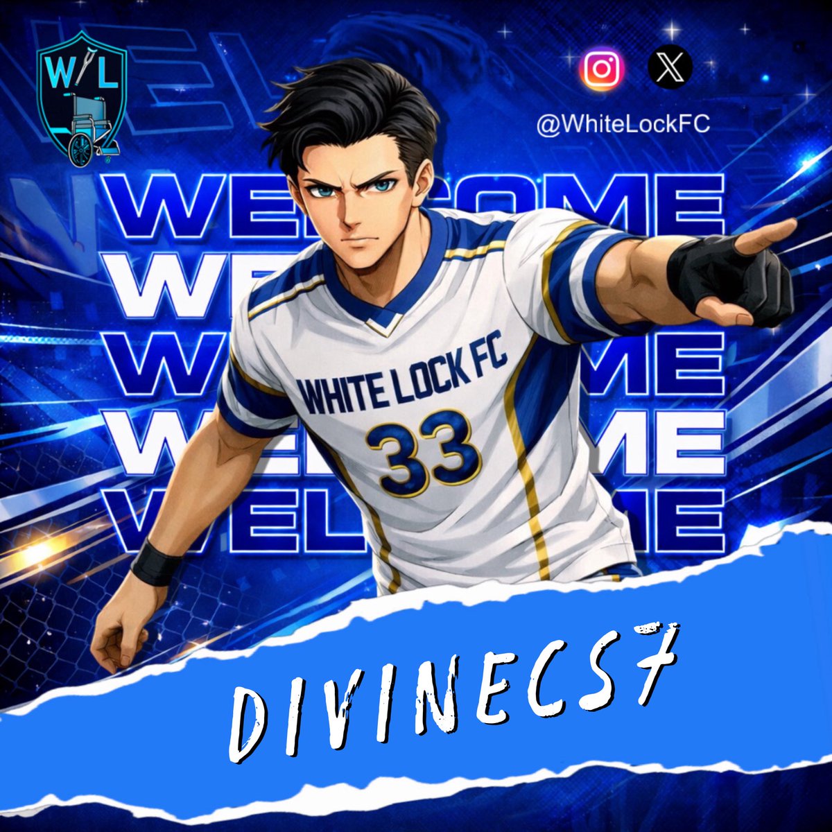 Creatividad, visión y calidad ofensiva llegan al equipo.
<a href="/DivineCS7/">DIVINECS7 🧜🏻‍♂️</a> se suma a White Lock FC para marcar la diferencia entre líneas.
⚽🔥 Bienvenido al reto.
