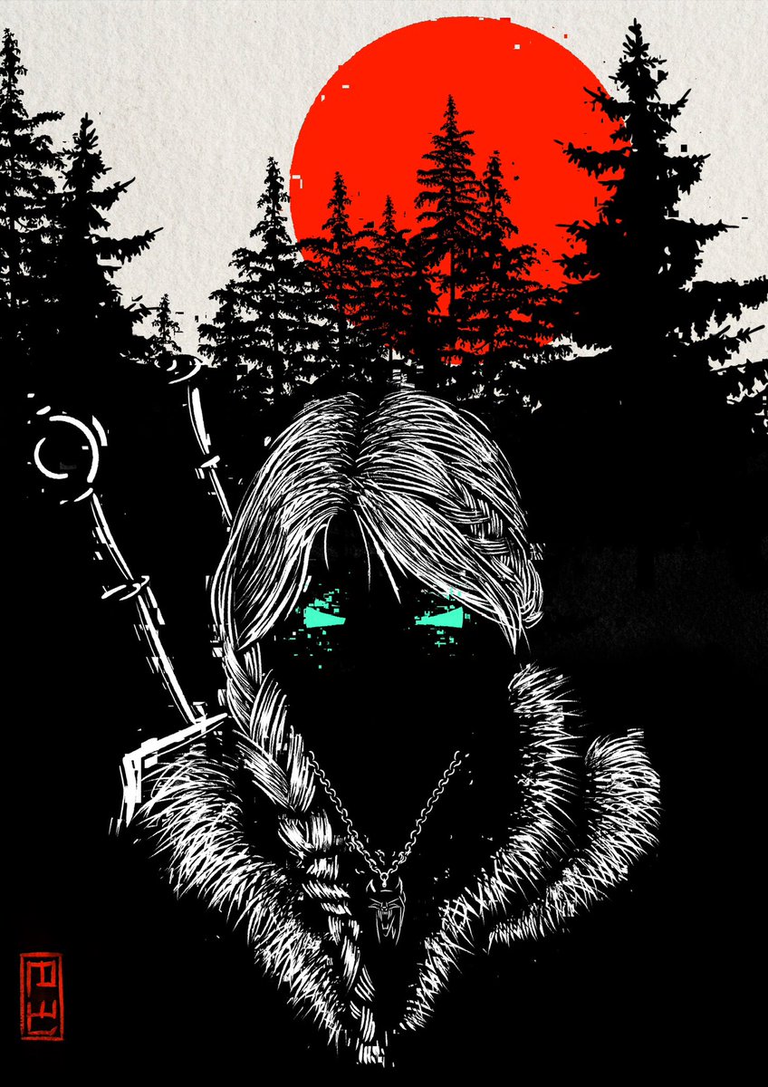 deCode_Art666's tweet image. There are no gods here...
Only Monsters ⚔️
#Witcher4 #Ciri #Procreate #Witcher