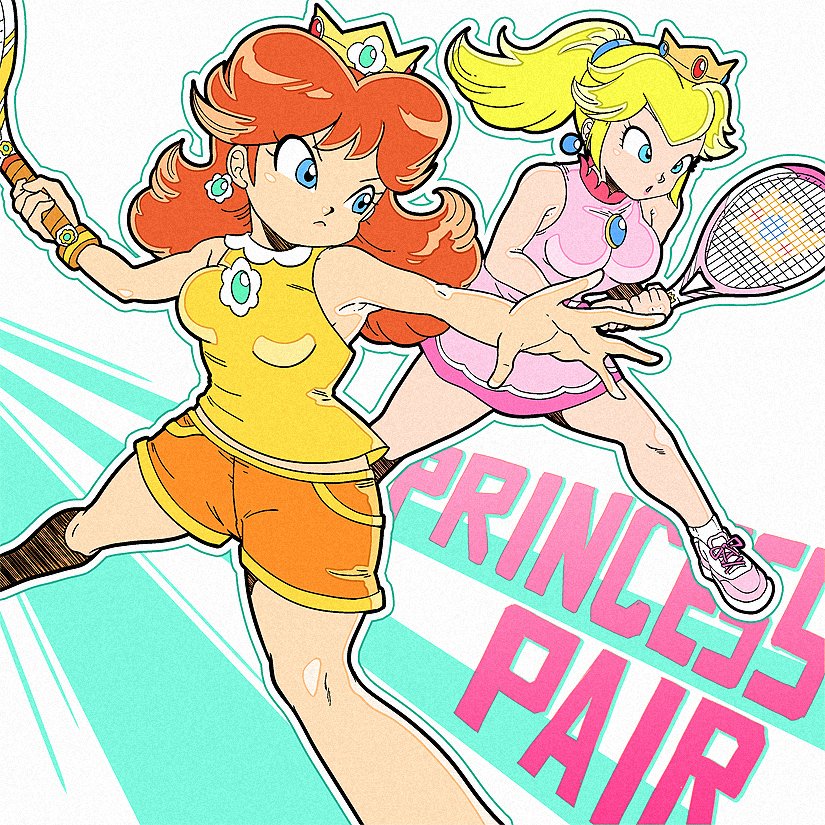 Princess Peach and Princess Daisy 🎾Doubles pair✨️
Mario Tennis Fever is coming!
オープニングムービーの👑🌼ダブルス可愛かった🥰