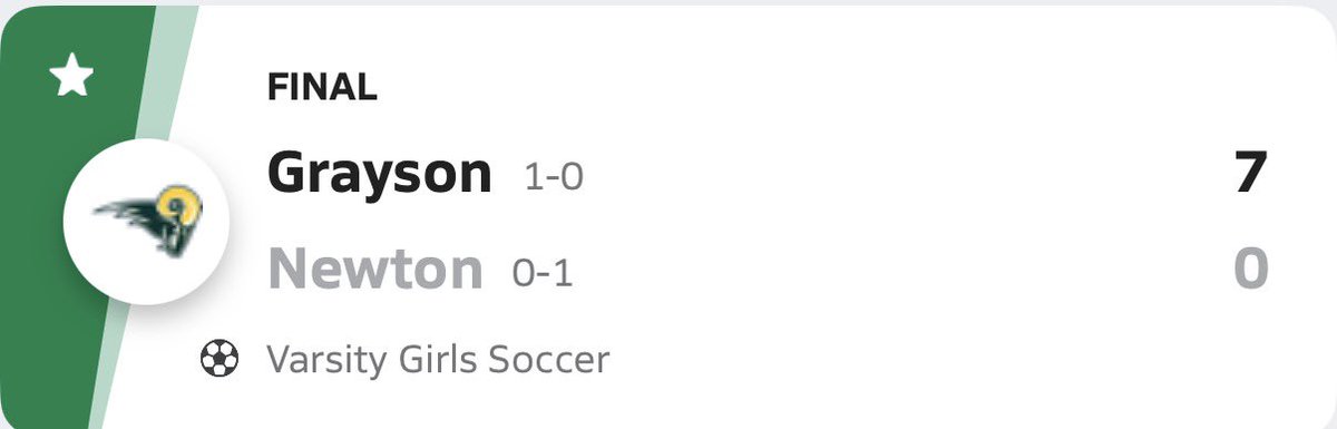 Grayson Soccer tweet media