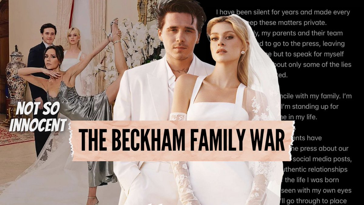 Brooklyn Beckham and Nicola Peltz's Feud with The Beckhams EXPLAINED... shocking info and lies 🚨 youtu.be/wmoj1VQxrFk