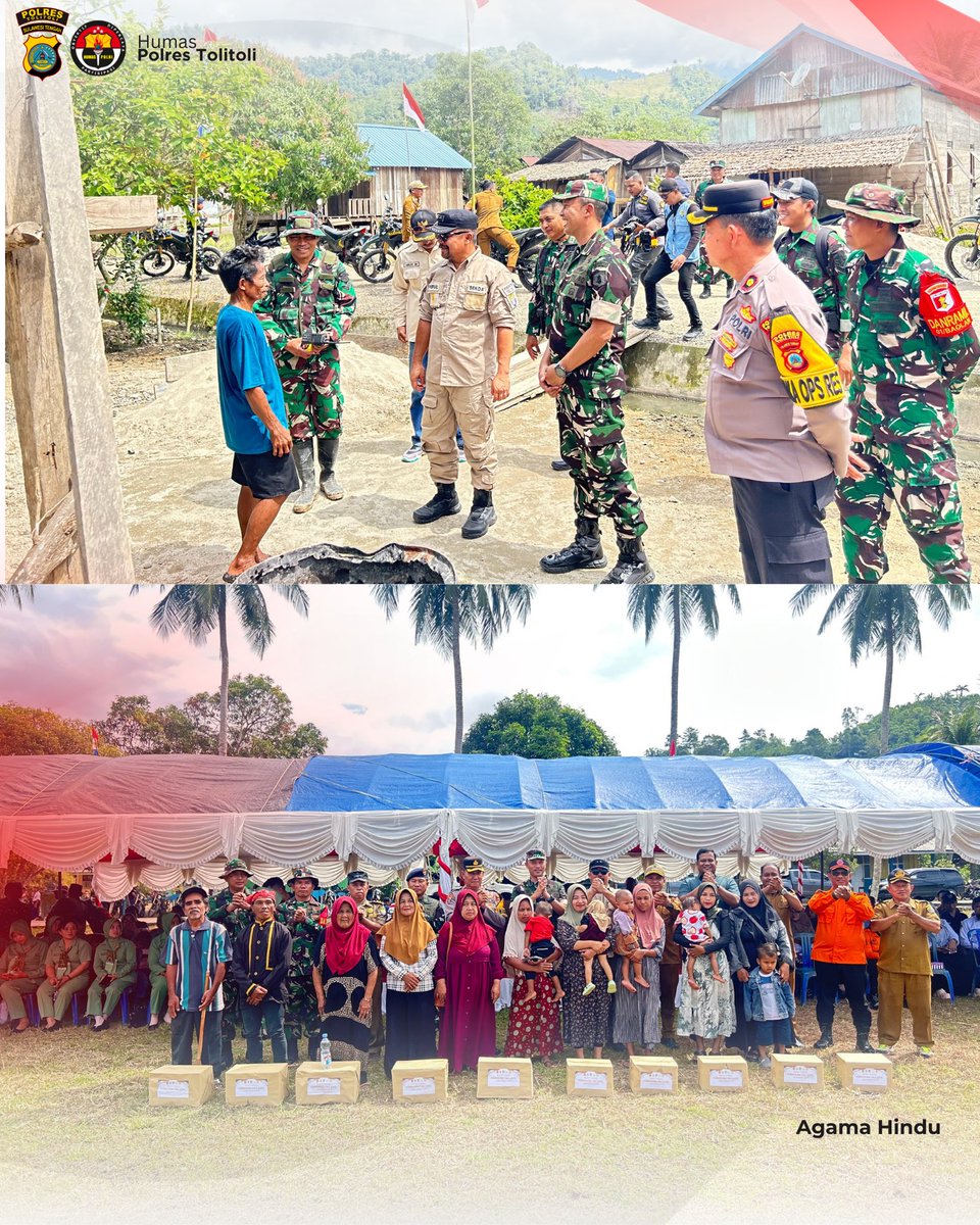 Waka Polres Tolitoli, Kompol Alfius Parangi, S.H., menghadiri Upacara Pembukaan TNI Manunggal Membangun Desa (TMMD) ke-127 Tahun Anggaran 2026 yang digelar pada Selasa (10/2/2026) pukul 09.00 WITA di Lapangan Desa Oyom, Kecamatan Lampasio, Kabupaten Tolitoli.