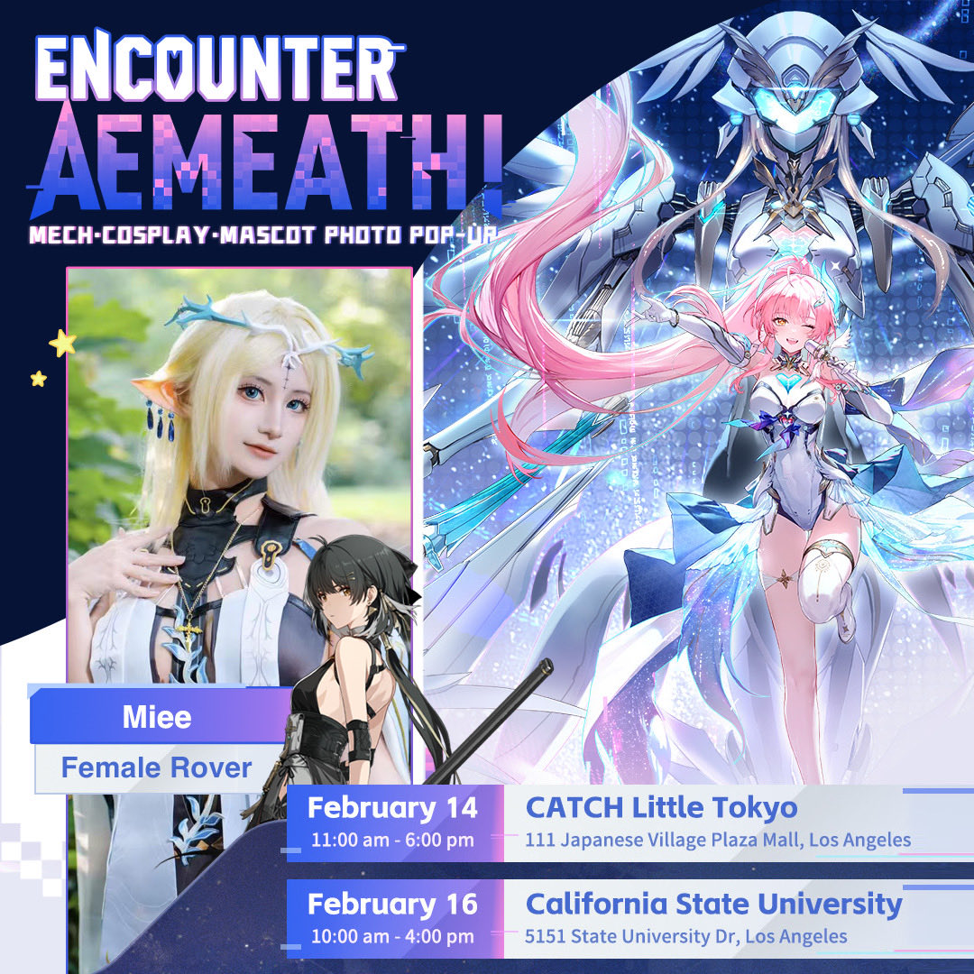 Rovers! Come join us at the Encounter Aemeath event in Los Angeles! I ...