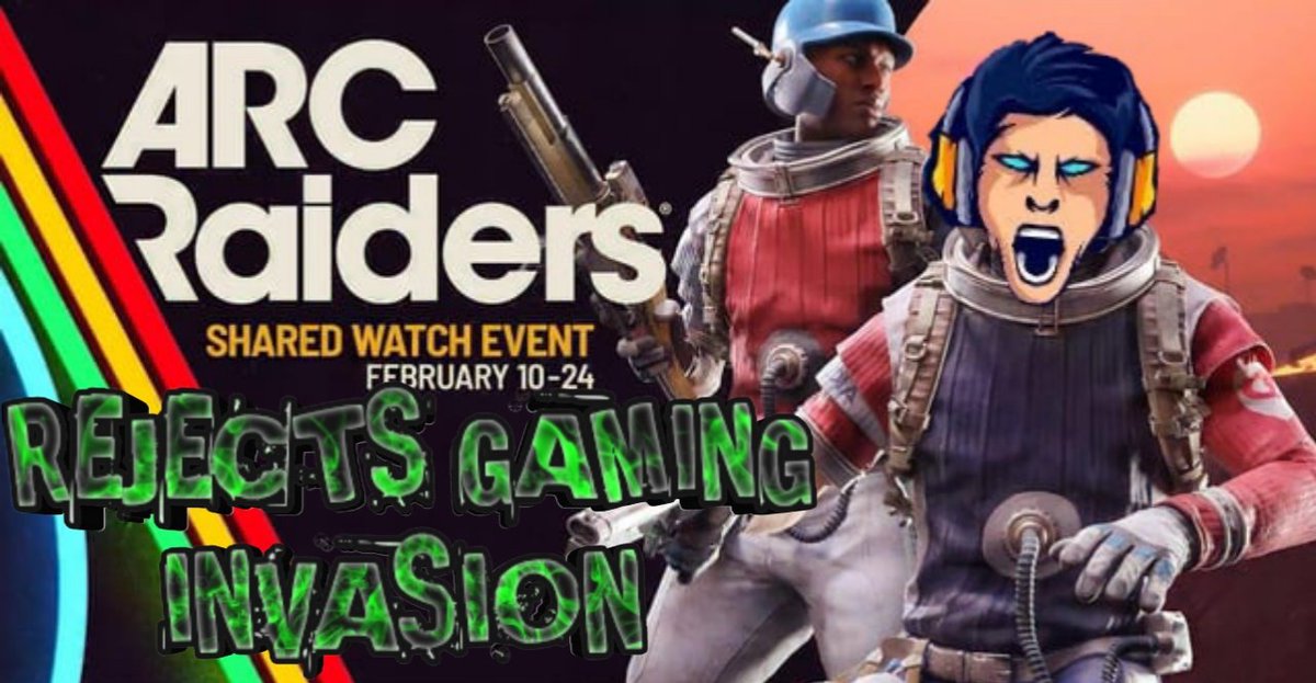 RejectzGaming's tweet photo. Rejects INVADES ARC Raiders
 
THE GOOPATHON BEGINS

Rejects Gaming IS GOING LIVE 🔴 🎮 
8 HOUR STREAM
#ArcRaiders IS HERE 
Love to Laugh &amp; Enjoy Gaming
Sub to The Channel  
 https://t.co/MTG8Eu1Dq9

#ArcRaiders #gaming #streamer #StreamingNow #twitch  #fypシ
#therejectsgaming https://t.co/7a36vq6lxk
