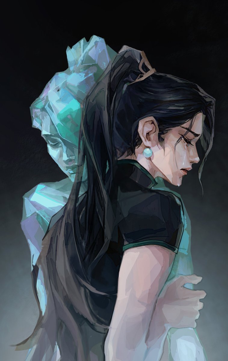 CeciliaK1018's tweet image. 既预见了自己的未来，也还是要选择这份使命吗？
#Sage #ValorantArt