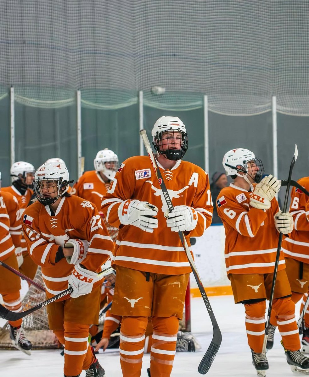 jogathletics's tweet photo. What a weekend for @texasicehockey  - they are now the 2026 TCHC Champions! 🏆

#champs #championship #hockeyteam #icehockey #team #jersey #joinourgame https://t.co/ravZEVF6mE