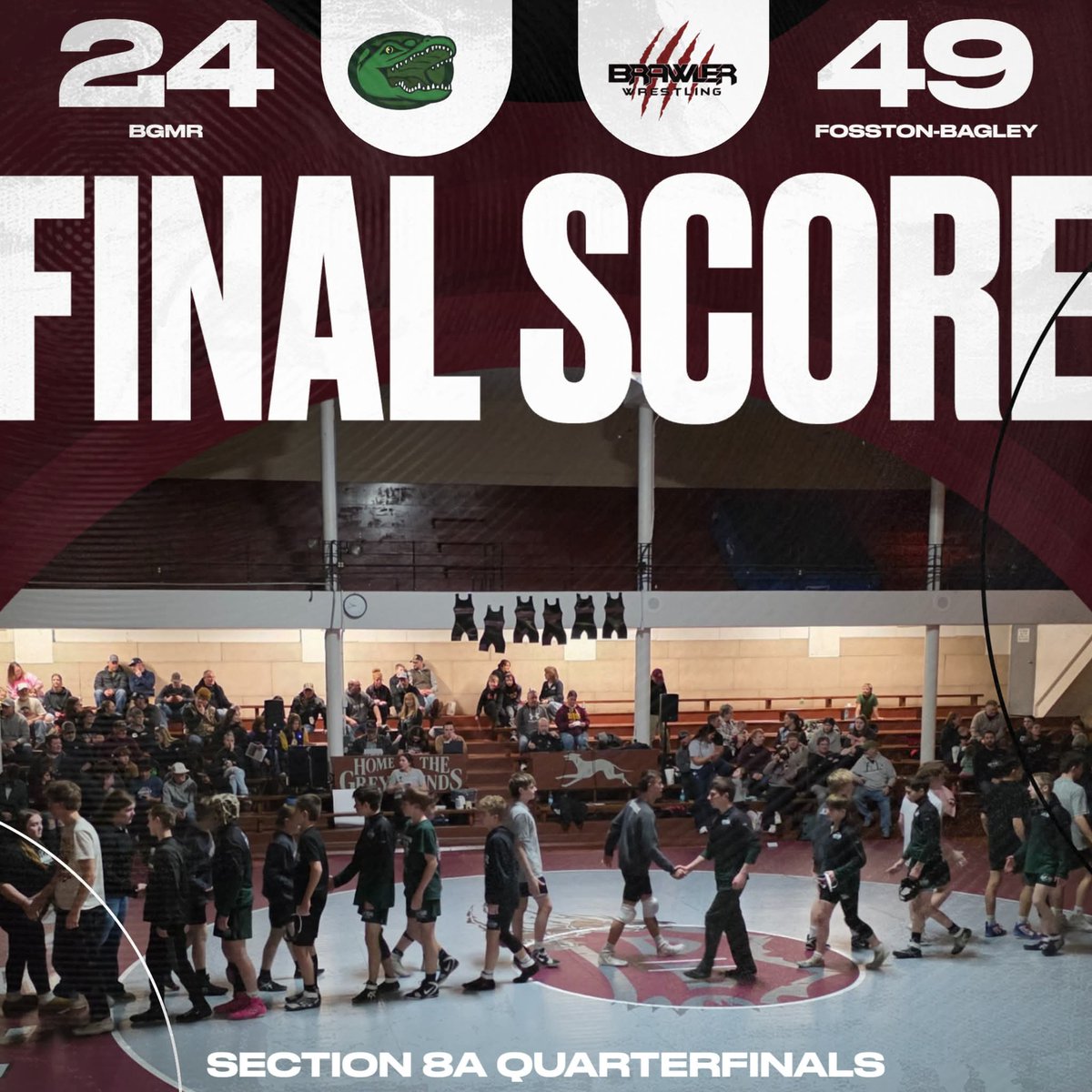 The Fosston-Bagley Brawlers picked up a 49-24 win over the BGMR/TC Gators in the Section 8A Qtrs. The Brawlers will take on the four-time defending Section 8A Champs and top seeded UNC Warriors on Fri in the Section semifinals at Fertile-Beltrami High School at 6pm
<a href="/krjbkrjmkkcq/">KRJB KRJM KKCQ Radio</a>