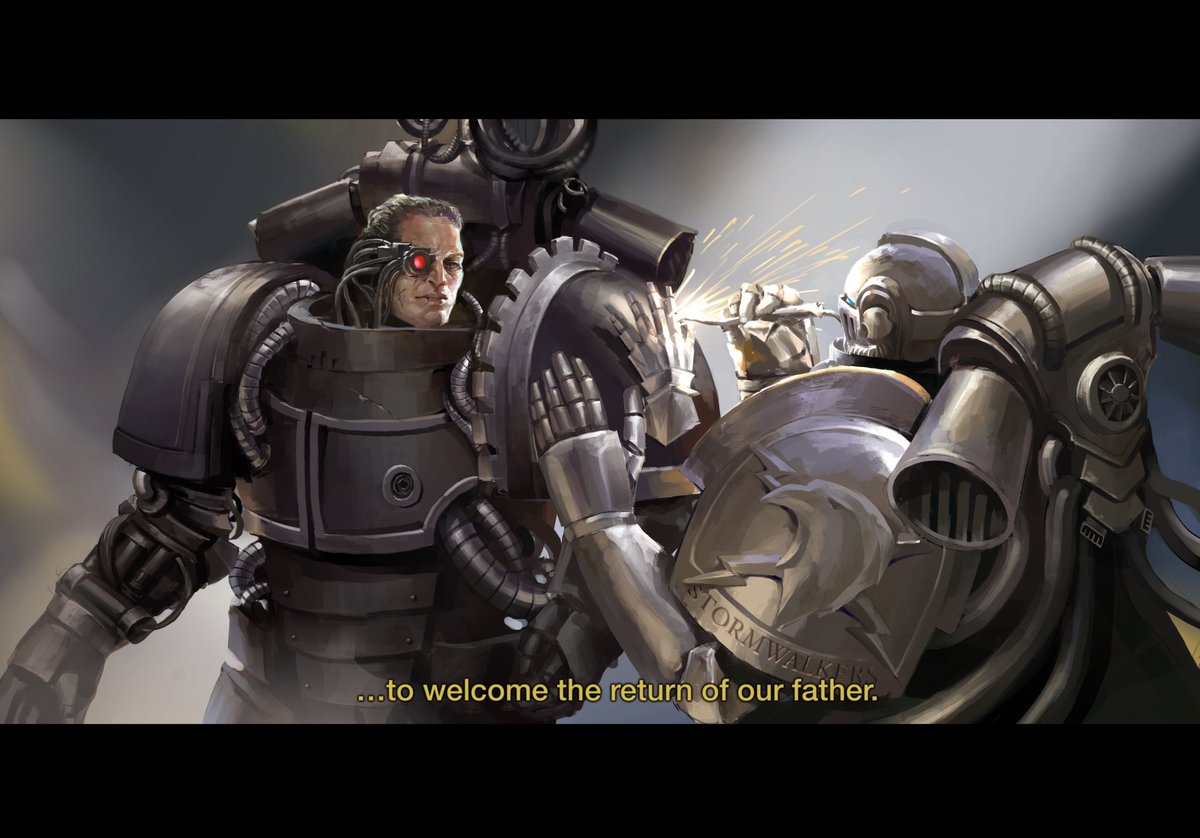 If only there can be an Iron Hands movie.🥹
Amadeus DuCaine, from Stormwalkers to Iron Hands. #warhammer40k