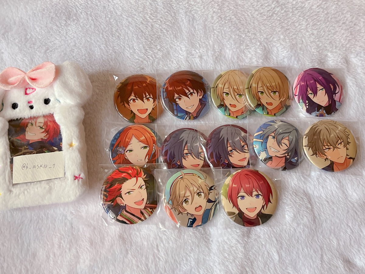 交換】あんスタ コレ缶 コレクション缶バッジ 譲 英智,千秋,一彩,藍良