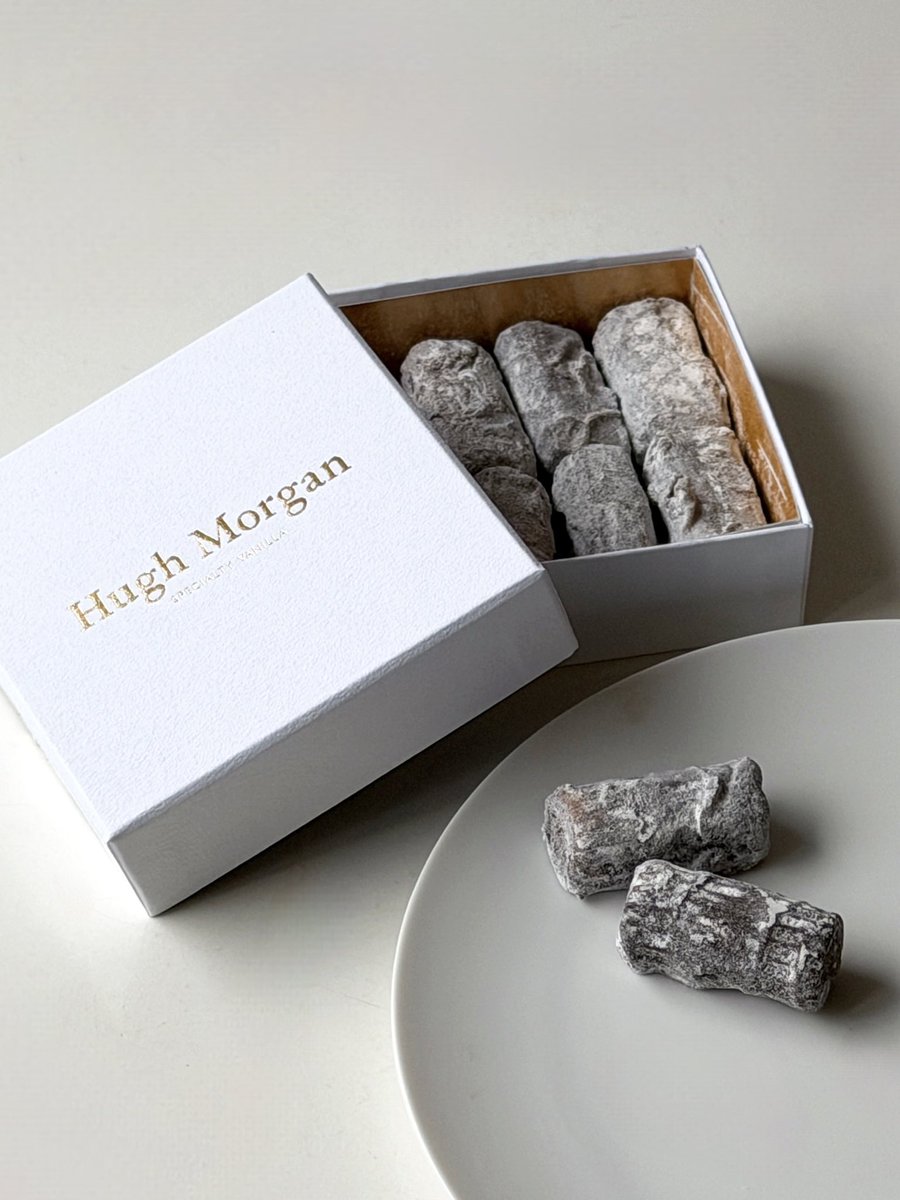 日本橋三越/ Hugh Morgan ヒューモルガン ミュスカディーヌ バニラシュガーがまぶされたパリッと薄いビターなチョコから現れる、とろり ...