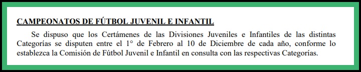 Formativo_AFA's tweet photo. AFA. BOLETÍN Nº 6828.
CAMPEONATOS DE FÚTBOL JUVENIL E INFANTIL https://t.co/oB4umTbNkF