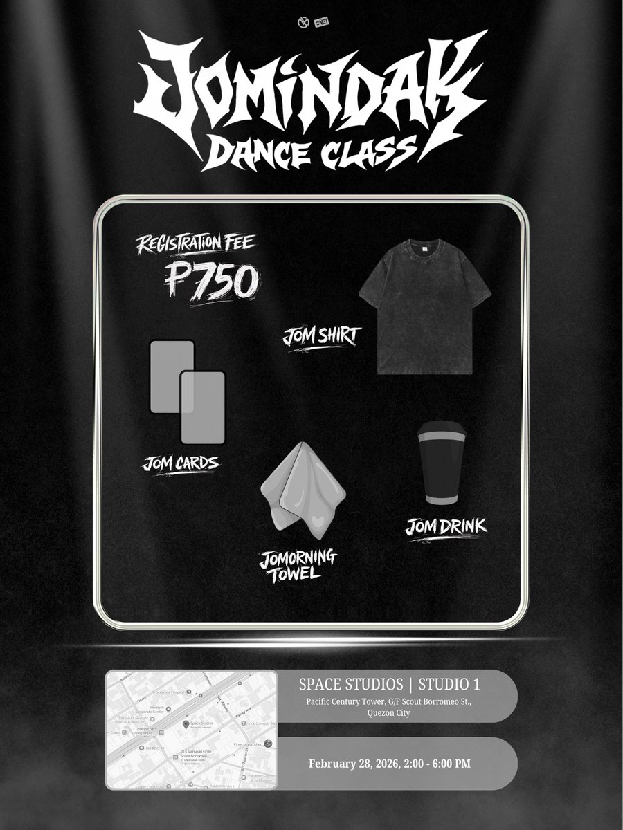𝙄𝙢𝙥𝙤𝙧𝙩𝙖𝙣𝙩 𝙐𝙥𝙙𝙖𝙩𝙚:
JOMINDAK Dance Class New Schedule &amp; Venue  

We kindly inform everyone that there has been a change in the schedule and location of our JOMINDAK Dance Class. We sincerely apologize for any inconvenience this may cause and truly appreciate your