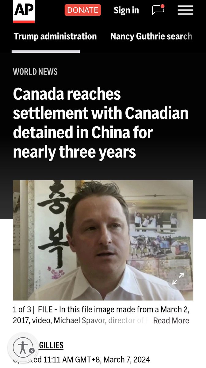Edson52368657's tweet photo. @MichaelChongMP Spavor alleged he was arrested because he had given information about North Korea to Kovrig, who worked for the Canadian Embassy in China and passed it on to his government. Kovrig was on leave from the embassy and working for a think tank when he was detained. https://t.co/PuVKzeCRVt