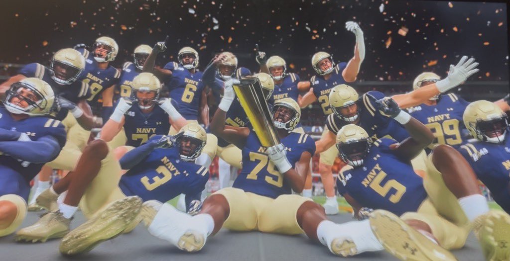 USNavyFB's tweet photo. NEVER A DOUBT‼️

#GoNavy https://t.co/aAHwOHODVv