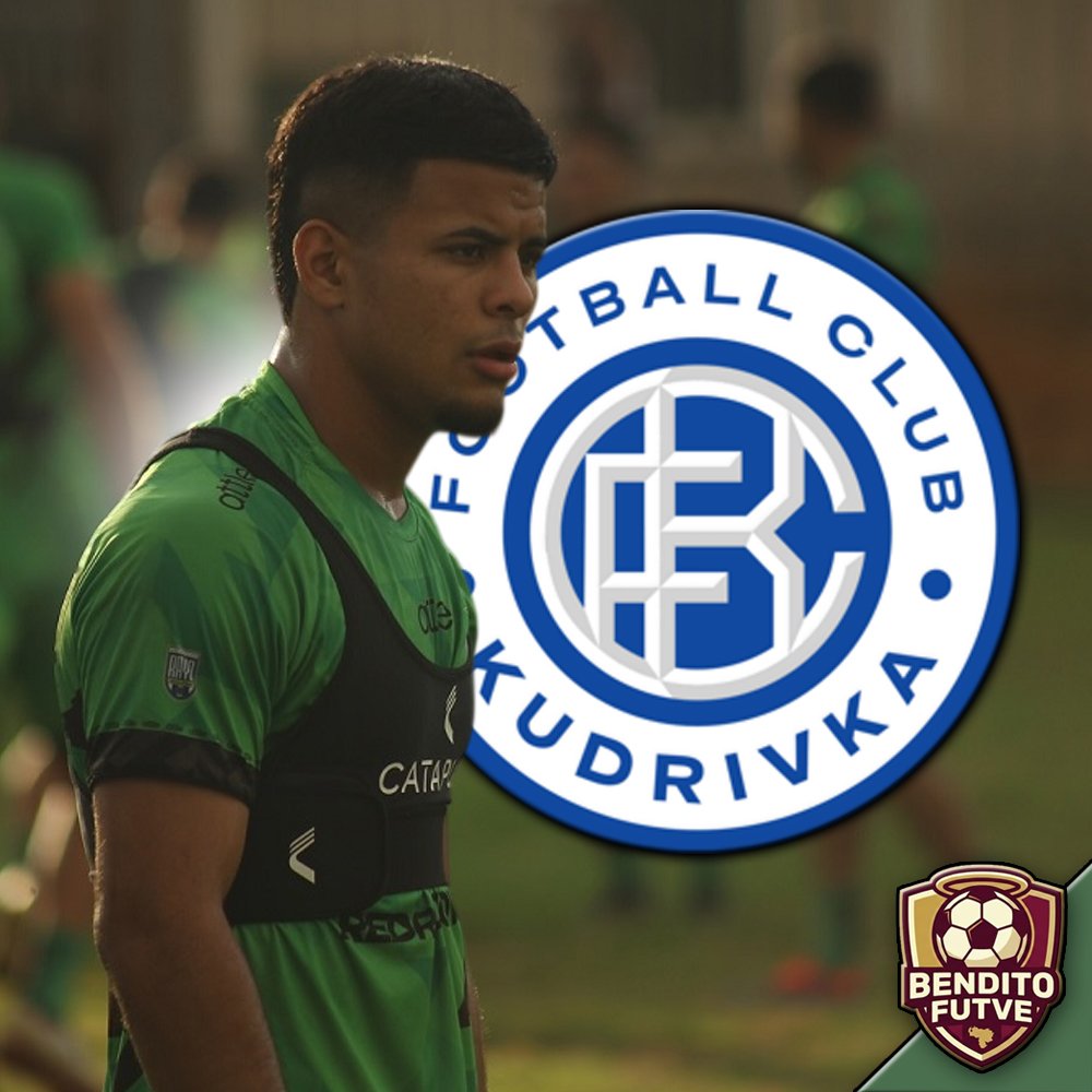 benditofutve's tweet photo. 🫡 Fe de erratas: Junior Colina jugará en el Kudrivka, también de la liga ucraniana.

Se acordó la cesión del atacante, canterano de Rayo Zuliano bajo las mismas condiciones: cesión con opción a compra.

✋🏻 Persiste el dato: la cifra de venezolanos en Ucrania asciende a 7 🇺🇦🤝🏻🇻🇪 https://t.co/s0Q7sjxYqB