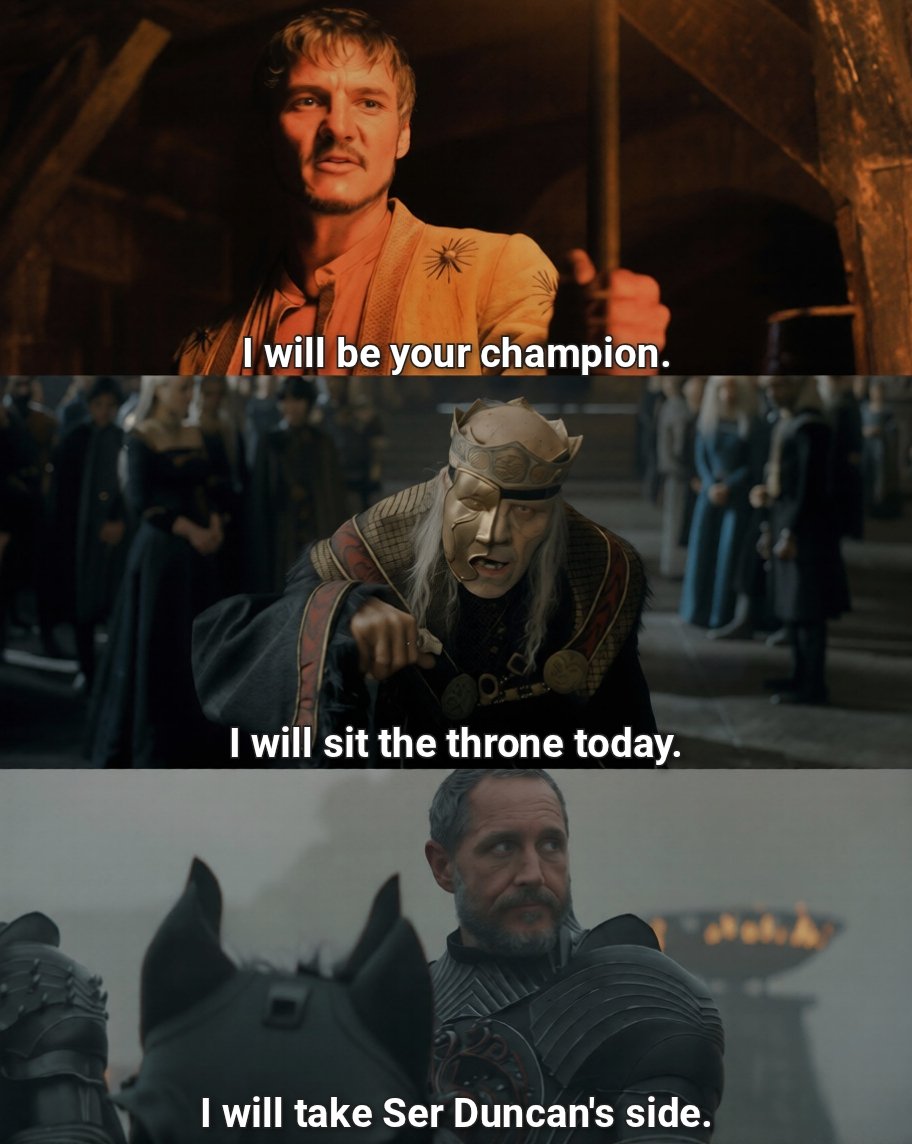 Oberyn Martell x King Viserys Targaryen × Prince Baelor Targaryen