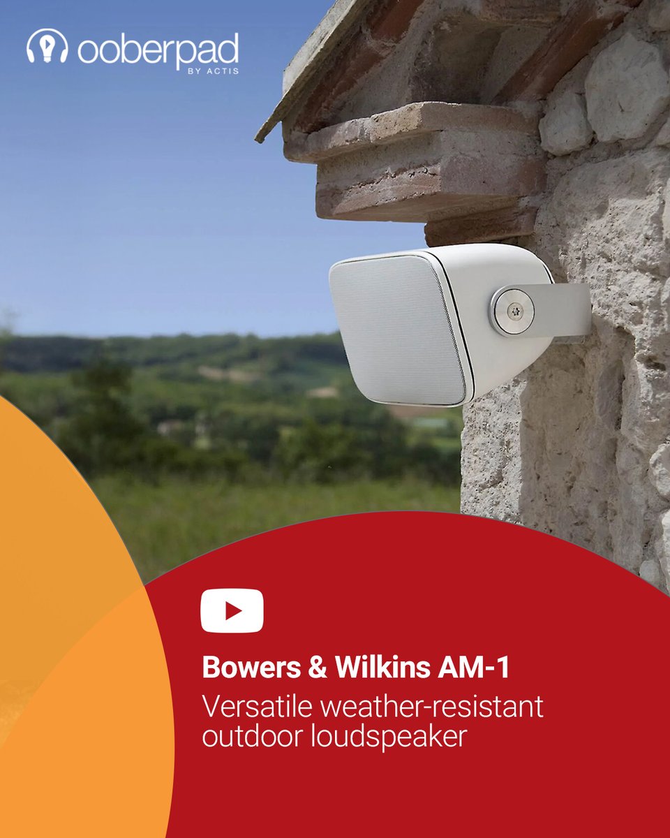 ooberpad's tweet image. 🌿 Outdoor sound, redefined.

The Bowers &amp;amp; Wilkins AM-1 brings authentic B&amp;amp;W audio to terraces, gardens and poolside spaces—clear, balanced sound in all conditions.

👉 Watch: youtu.be/RTIL_3zxhuQ?si…

#Ooberpad #BowersAndWilkins #OutdoorAudio