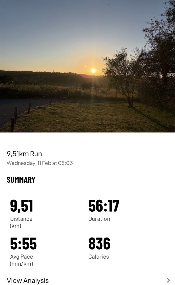 KeepMoving 9k #Run sunrise chasing me … #MapMyRun #Brooks #Running #RunFree