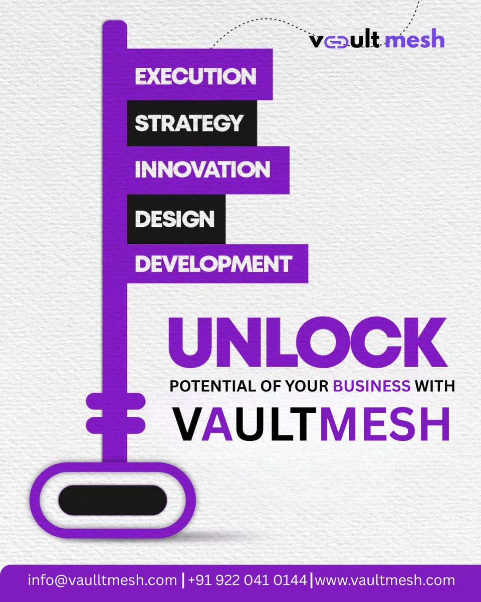 vaultmesh's tweet photo. 🚀 VaultMesh के साथ अपने Business की Growth Unlock करो! 🔓💜
Your Brand, Our Strategy — Let’s Grow Digitally!
📞 : 922 041 0144
🌐 : https://t.co/u6uJGBFffR
#VaultMesh #AllInOneSolution #BusinessGrowth #DigitalBusiness #WebsiteDevelopment #OnlineBooking https://t.co/JBDW166EkQ