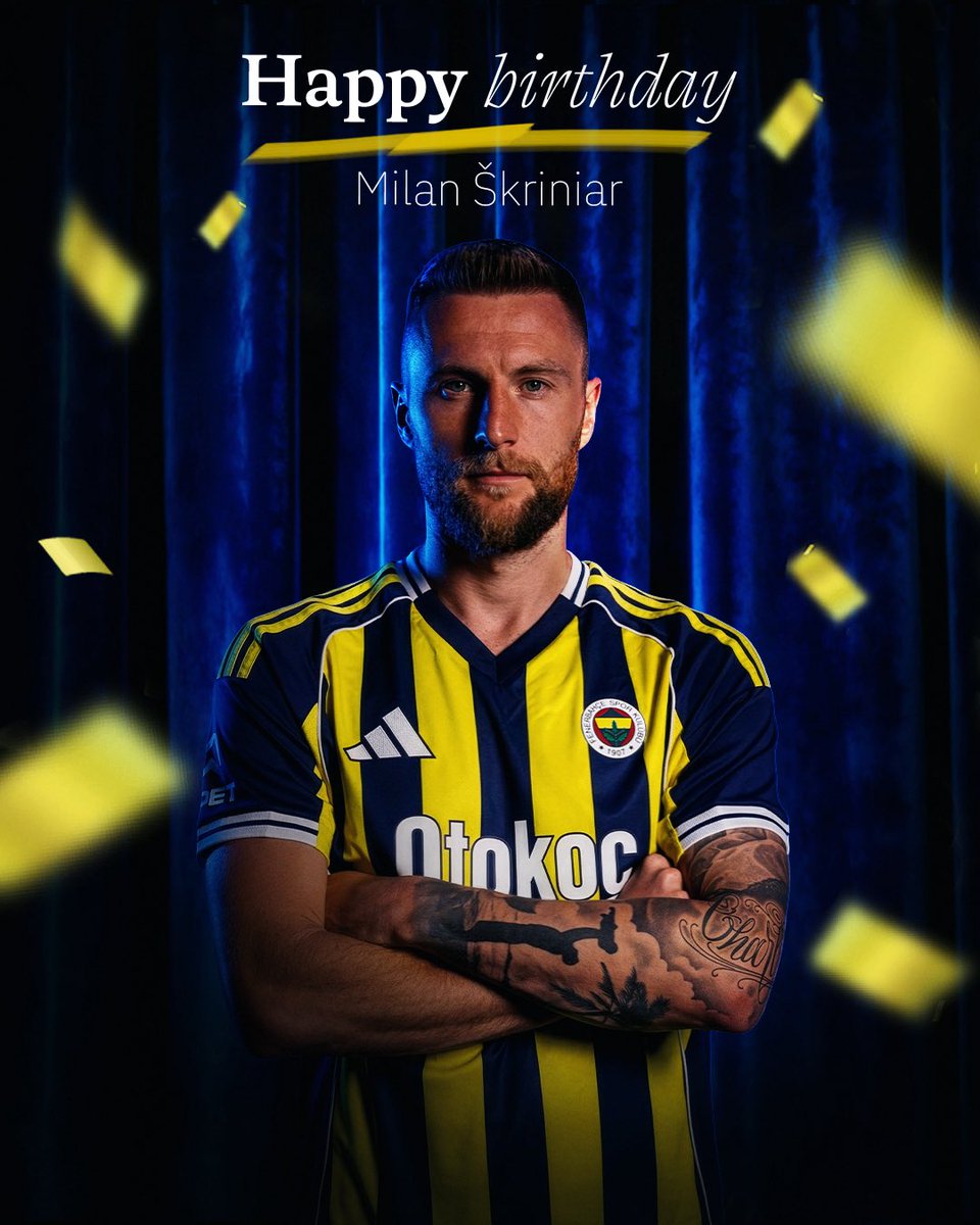 Bugün Takım Kaptanlarımızdan Milan Skriniar’in doğum günü. Mutlu yıllar Skriniar! 🎂