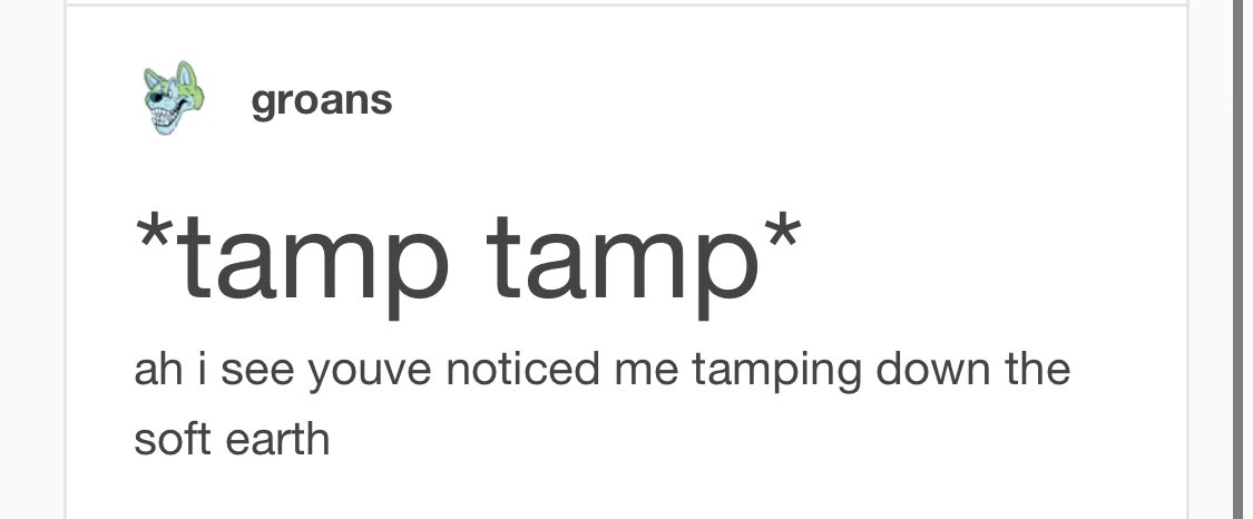 the profound impact this post has had on me