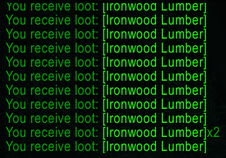 Absolutely insane how slow lumbering is.