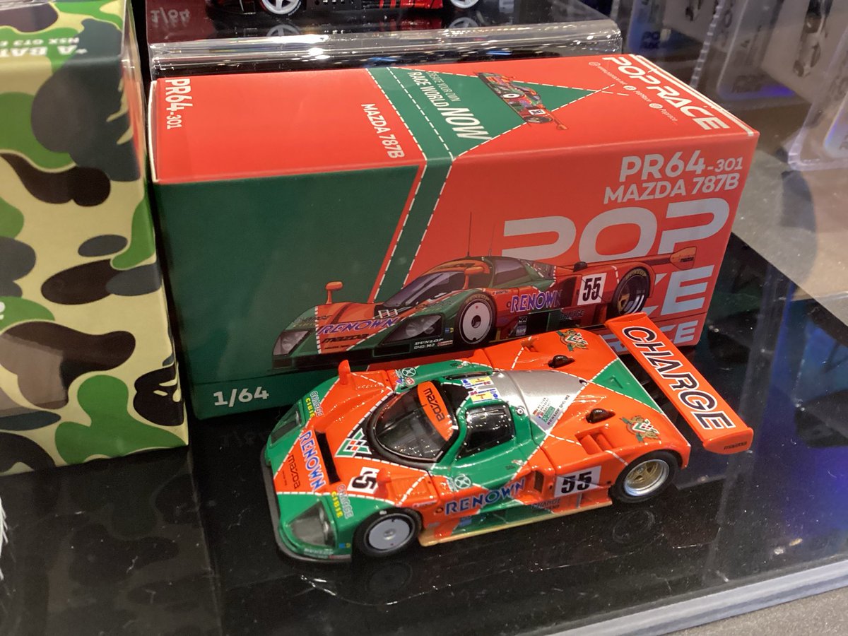 🏁POPRACE 新入荷🏁 ル・マンを制した伝説の1台 MAZDA 787B 入荷