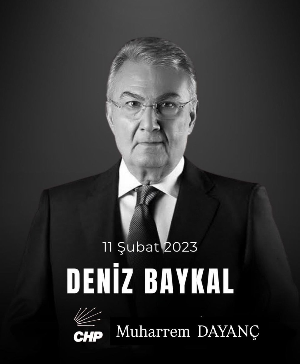 Cumhuriyet Halk Partimizin  eski Genel Başkanı, Türk siyasetinin önemli isimlerinden Deniz Baykal’ı vefatının 3.yıl dönümünde saygı ve rahmetle anıyorum