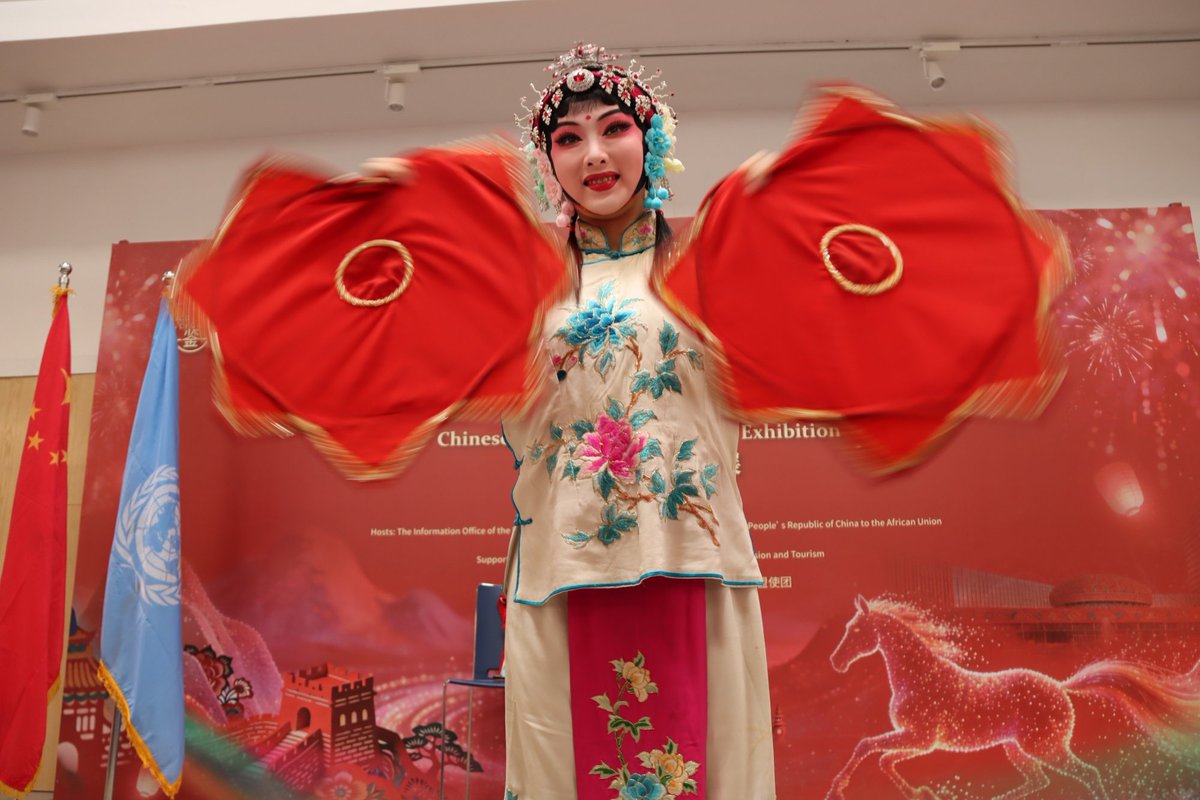 ailuqiao123's tweet image. Jinhua Wuju Opera performance Painting stole the show!
The artists’ elegant, agile dance left the audience amazed.
#ChineseCulture #StagePerformance #ArtLovers #ChineseOpera #TraditionalArt