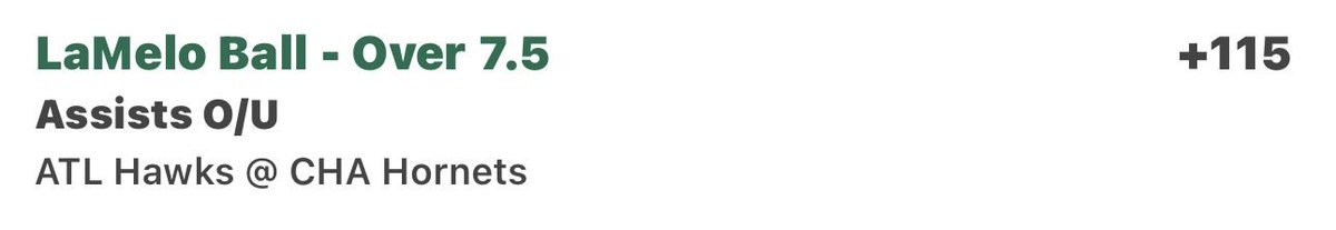 DoctorProfit's tweet image. Another gift from the books. Lamelo doesn’t miss in high paced matchups when he gets normal minutes.

🩺W/ @austinsprops