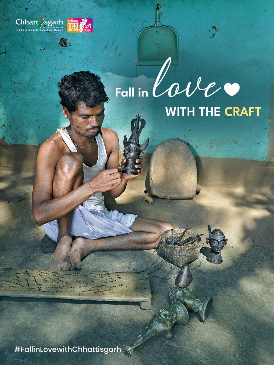 GoChhattisgarh's tweet photo. Experience love in every tradition and every craft.
#bellmetalcraft #gochhattisgarh #FallinLovewithChhattisgarh #tourism https://t.co/DVKuFvgmQf