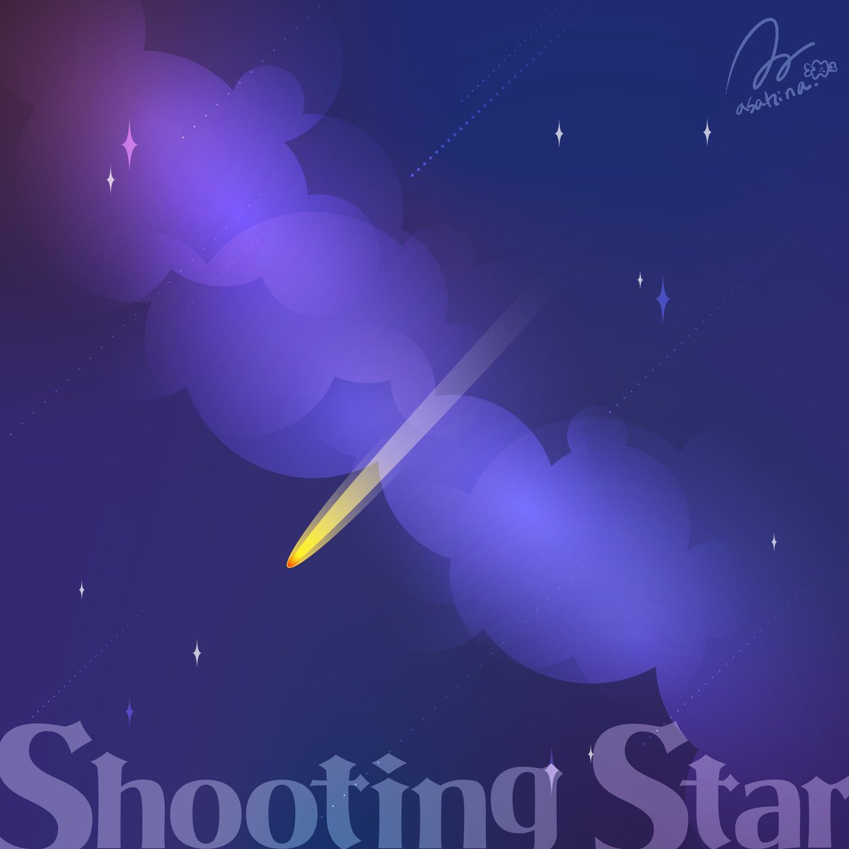 Adobe Illustrator
グラデーションと描画モードで重ねて描いた流れ星⭐️

3枚目はアウトライン。
使っているのは、丸と直線のみです。

※iPad版でも描けます。
#PR #AdobeCommunityExpert &amp; Evangelist #Illustrator 