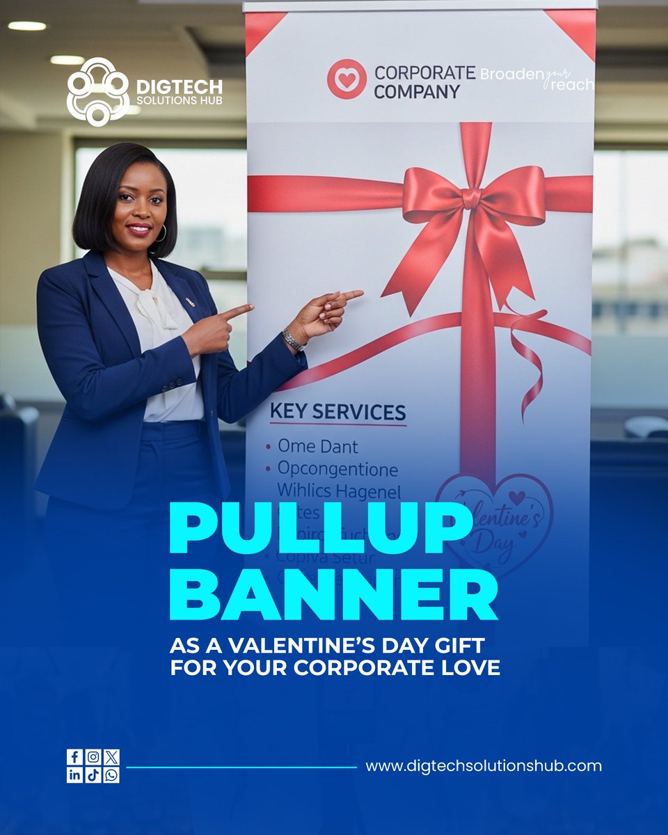 Mtf_Baker's tweet photo. Forget flowers, give impact!

All your Valentine needs is to elevate their brand with a sleek, high-quality pull-up banner that speaks professionalism in every room.

Need one as a gift for your Valentine? DM now!

#PullupBanner
#BrandIdentity
#Branding
#ValentinesDay https://t.co/X6q69v1Mmo
