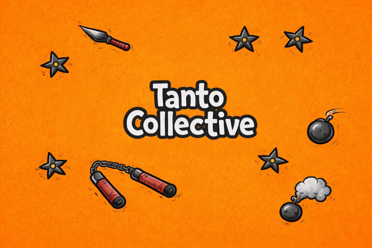 Let's kickstart the new day with another free mint spots.
<a href="/Tanto_eth/">Tanto Collective</a> .
3 Gtd free mint spots.
Follow <a href="/Johnhasting5437/">JOHN HASTING</a> , <a href="/SatsAtlas/">SatsAtlas.com</a> <a href="/Tanto_eth/">Tanto Collective</a> 
Like RT and tag your 3 frens